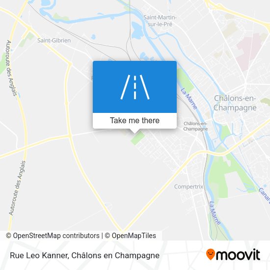 Rue Leo Kanner map