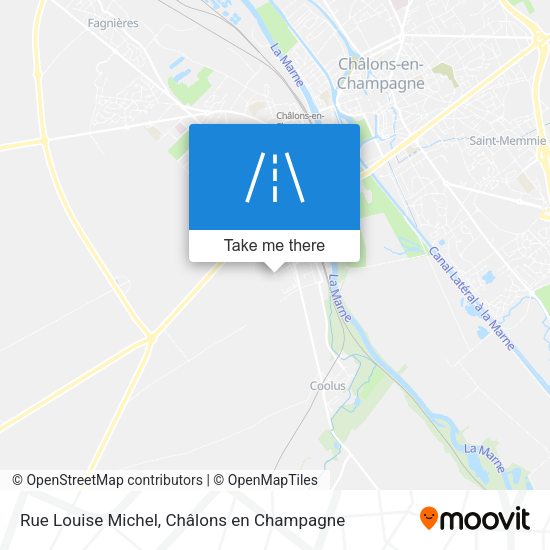 Rue Louise Michel map