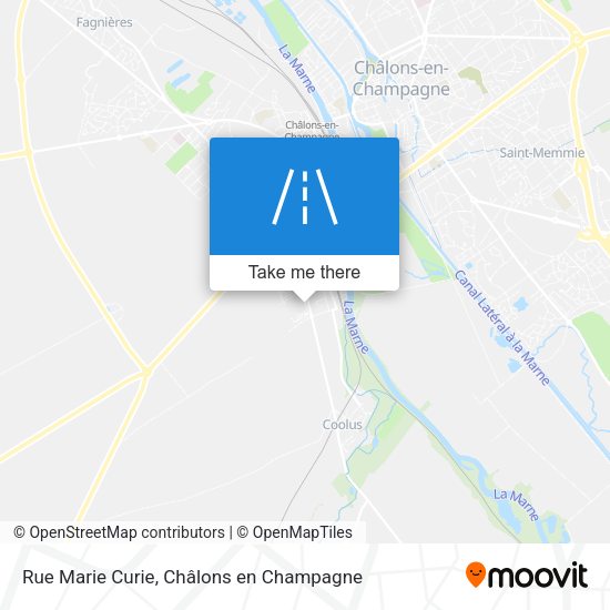 Rue Marie Curie map