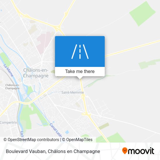 Boulevard Vauban map