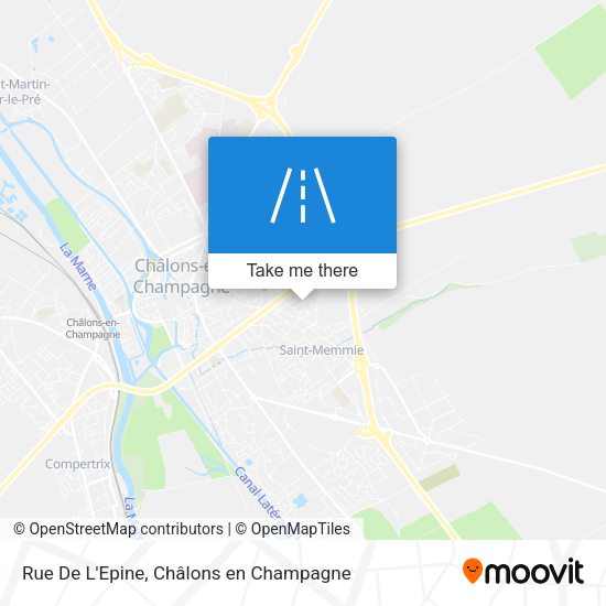 Rue De L'Epine map