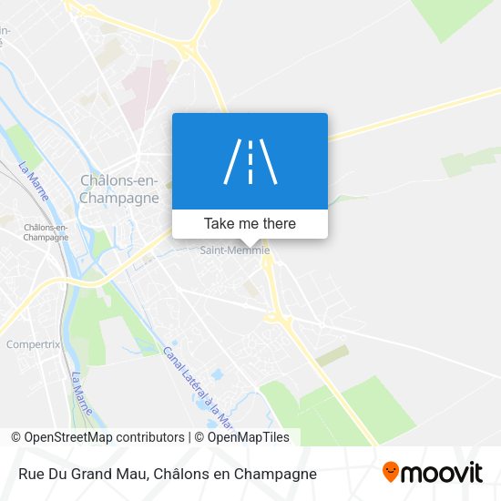 Rue Du Grand Mau map