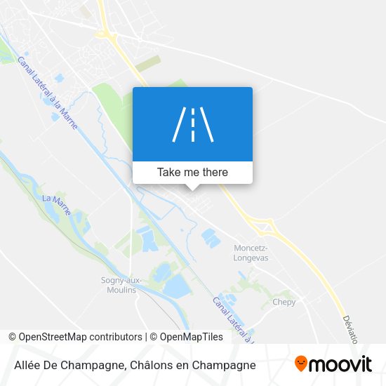 Allée De Champagne map