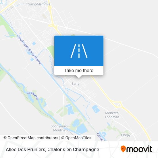 Allée Des Pruniers map
