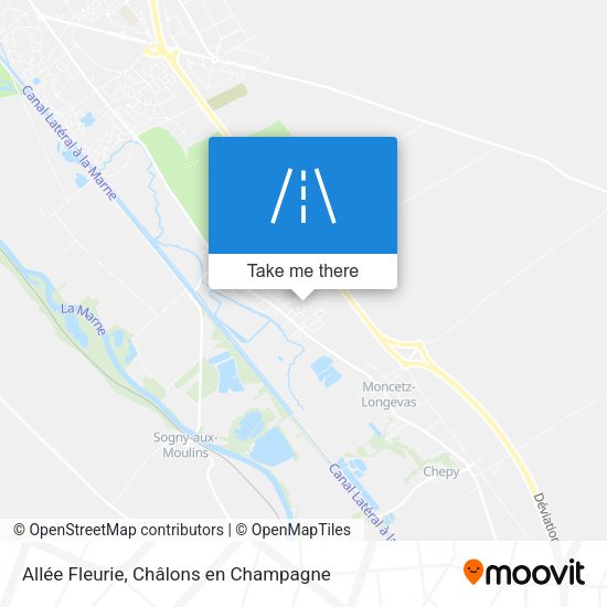 Allée Fleurie map