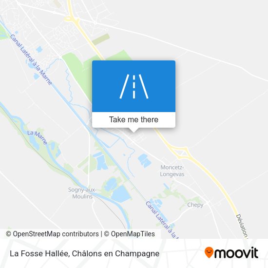 La Fosse Hallée map