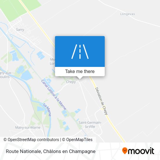 Route Nationale map