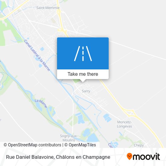 Rue Daniel Balavoine map