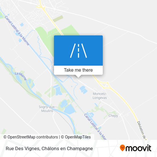 Rue Des Vignes map