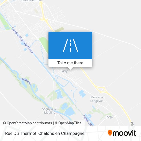 Rue Du Thermot map
