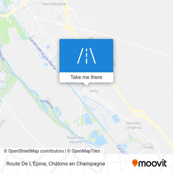 Route De L'Épine map