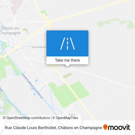 Rue Claude Louis Berthollet map