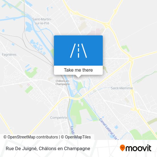 Rue De Juigné map