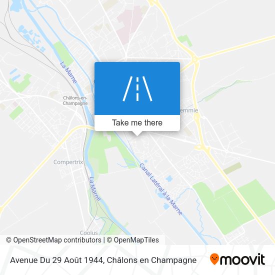 Avenue Du 29 Août 1944 map