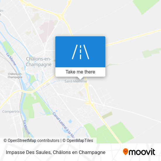 Impasse Des Saules map