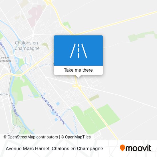 Avenue Marc Hamet map