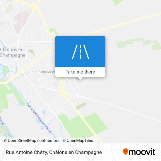 Rue Antoine Chézy map