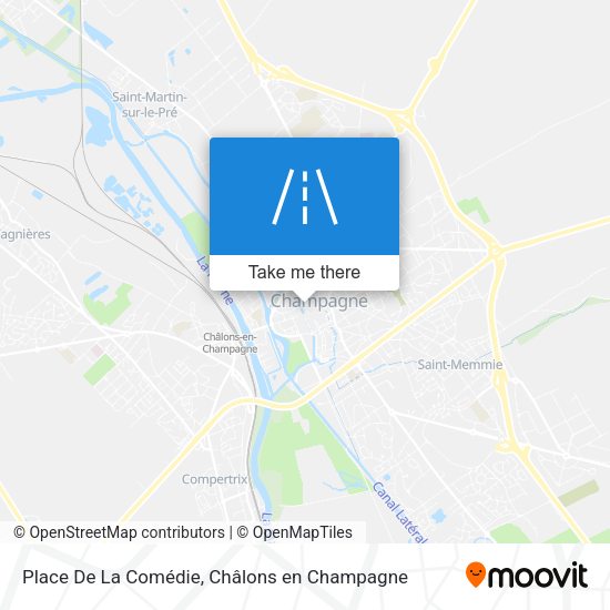Place De La Comédie map