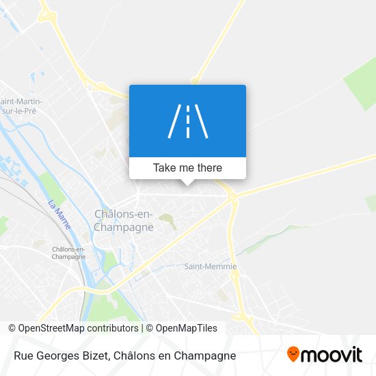 Rue Georges Bizet map