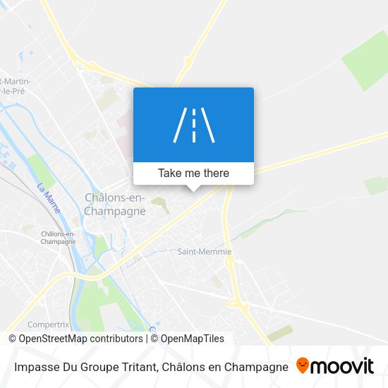 Impasse Du Groupe Tritant map