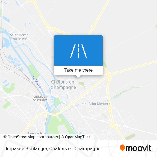 Impasse Boulanger map