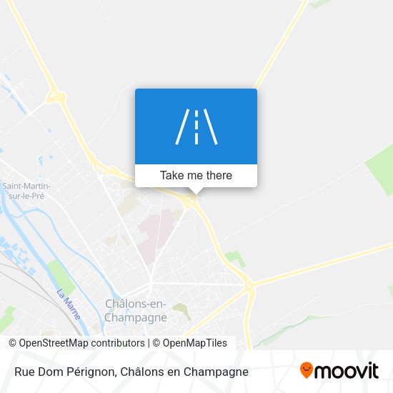 Rue Dom Pérignon map