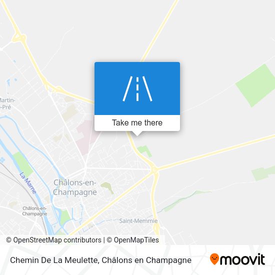 Chemin De La Meulette map