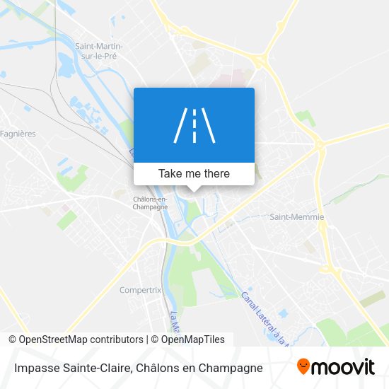 Impasse Sainte-Claire map