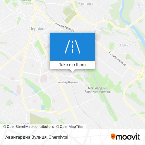 Авангардна Вулиця map