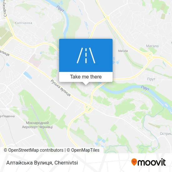 Карта Алтайська Вулиця