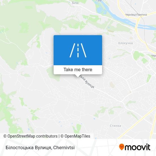 Білостоцька Вулиця map