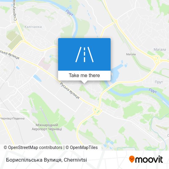 Бориспільська Вулиця map