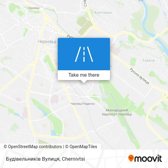 Карта Будівельників Вулиця