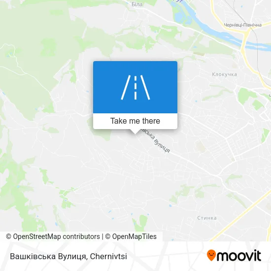 Карта Вашківська Вулиця