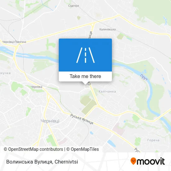 Карта Волинська Вулиця