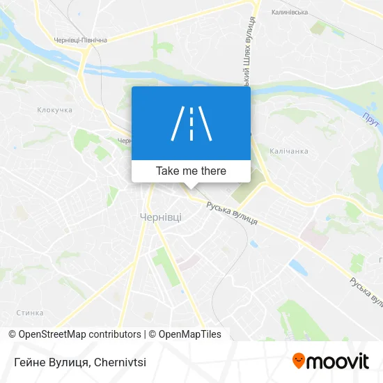 Карта Гейне Вулиця