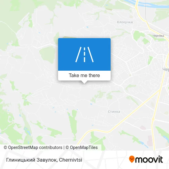 Карта Глиницький Завулок