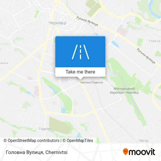 Карта Головна Вулиця