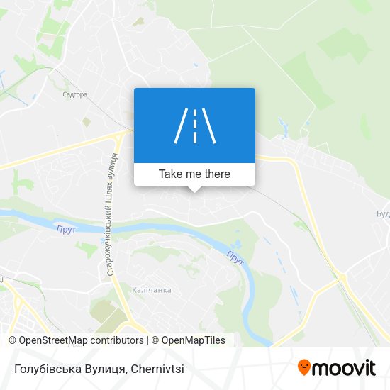 Карта Голубівська Вулиця