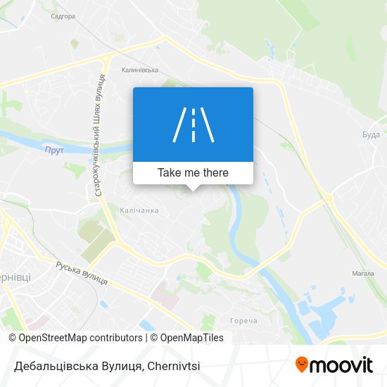 Дебальцівська Вулиця map