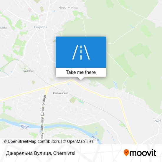 Джерельна Вулиця map