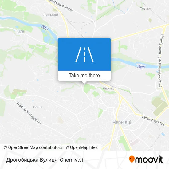 Карта Дрогобицька Вулиця