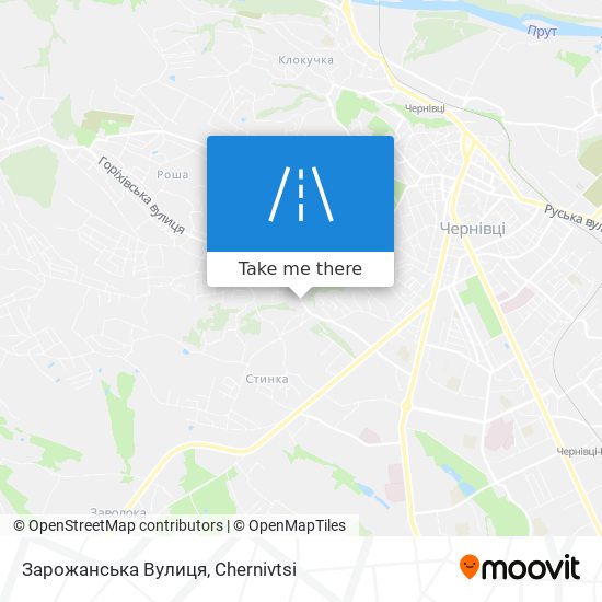 Зарожанська Вулиця map