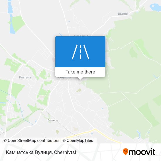Камчатська Вулиця map