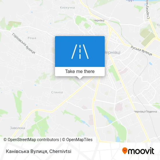 Карта Канівська Вулиця