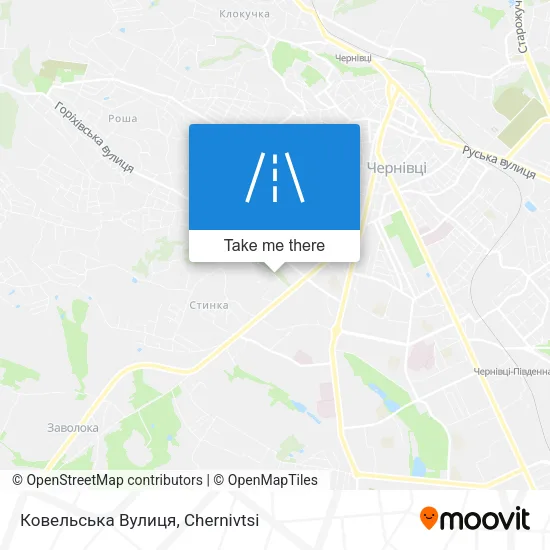 Карта Ковельська Вулиця