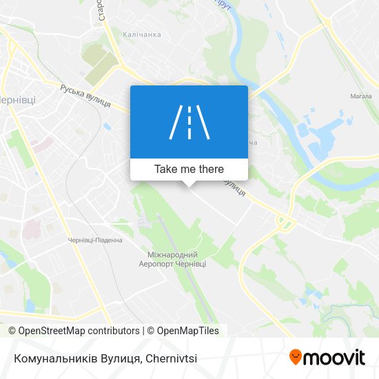 Комунальників Вулиця map