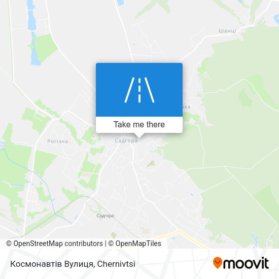 Космонавтів Вулиця map
