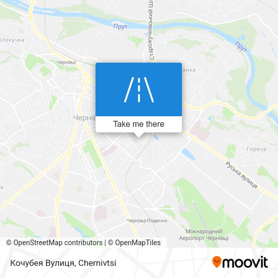 Кочубея Вулиця map