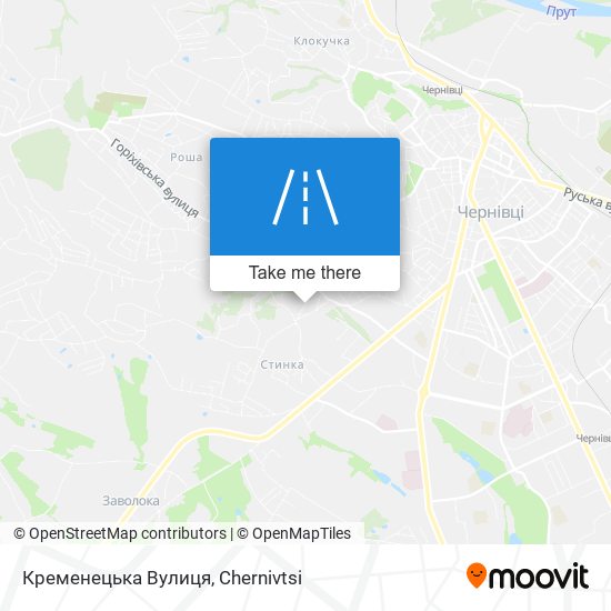 Кременецька Вулиця map